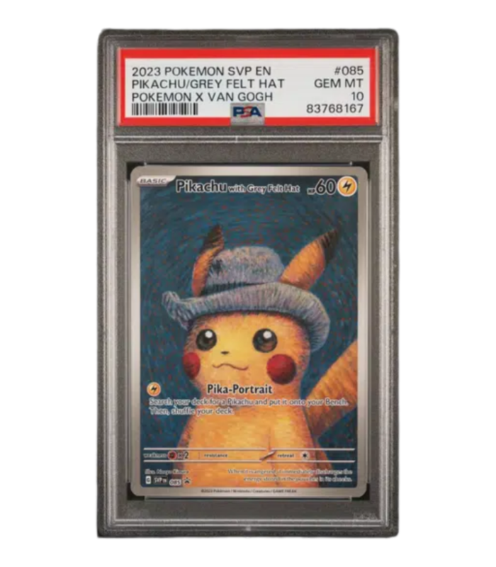 PSA 10 - Pikachu with Grey Felt Hat #085